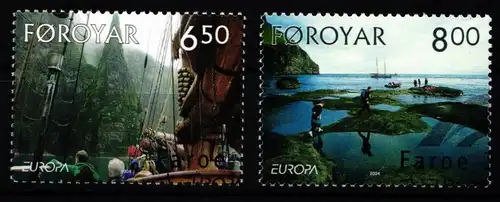 Färöer 497-498 gestempelt #JP292