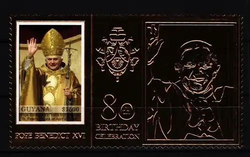 Guyana 7964 postfrisch Papst #JH053