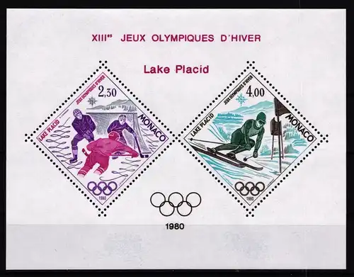 Monaco 1419 und 1420 postfrisch Sonderdruck / Olympia #JH061