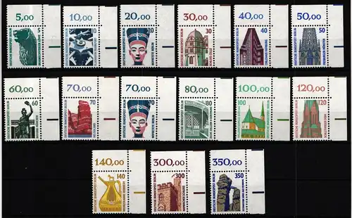 Berlin 794/874 gestempelt Sehenswürdigkeiten, Ecke oben rechts #JL985