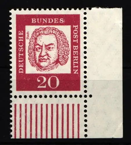 Berlin 204 postfrisch vom Eckrand #JL903