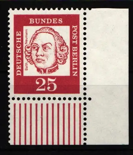 Berlin 205 postfrisch vom Eckrand #JL904