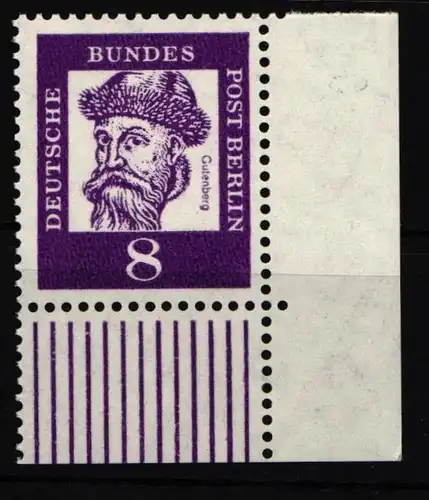 Berlin 201 postfrisch vom Eckrand #JL900