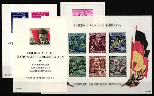 DDR Block 10, 11, 13, 14 postfrisch #JL660