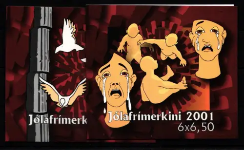 Färöer 412-413 gestempelt als Markenheftchen #JP395