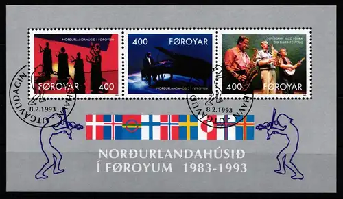 Färöer Block 6 gestempelt #JQ434