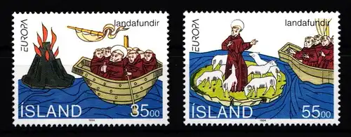 Island 800-801 postfrisch #JQ424