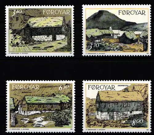 Färöer 239-242 postfrisch #JQ470