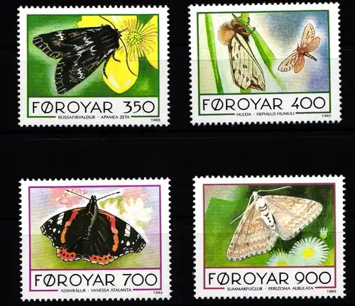 Färöer 252-255 postfrisch #JQ475