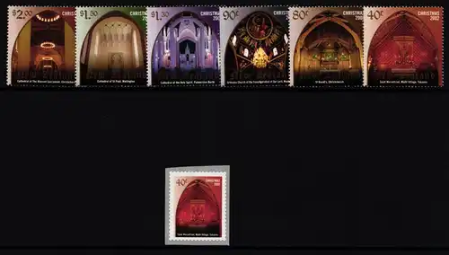 Neuseeland 2017-2022 und 2023 postfrisch Weihnachten #II046