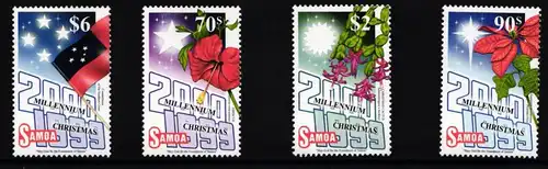 Samoa 910-913 postfrisch Weihnachten #II062