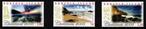 Norfolk Inseln 934-936 postfrisch Weihnachten #II060
