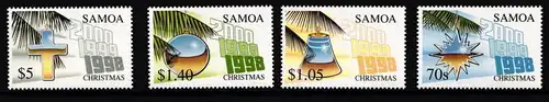 Samoa 890-893 postfrisch Weihnachten #II150