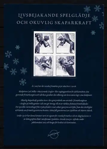 Schweden 2506-2509 B postfrisch Sonderdruck / Weihnachten #II145