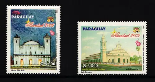 Paraguay 5006 und 5007 postfrisch Weihnachten #II155