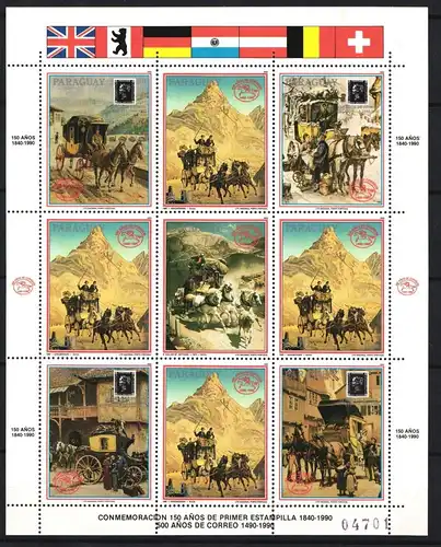 Paraguay 4481 postfrisch als Kleinbogen #JK056