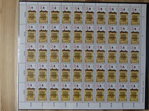 DDR 3340 postfrisch Bogen ungefaltet #JP662