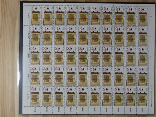 DDR 3340 postfrisch Bogen ungefaltet #JP661