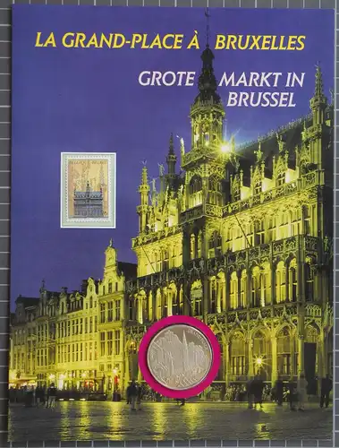 Belgien 2694 postfrisch als Gedenkblatt mit Medalie #JK063