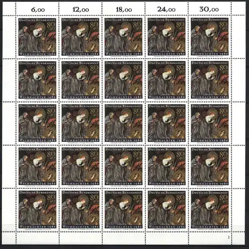 BRD 1303 postfrisch als Bogen #JK039