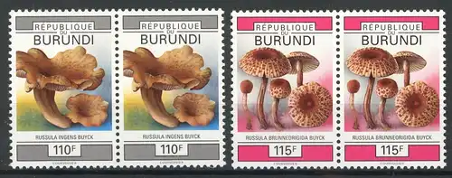 Burundi Paare 1778-1779 postfrisch Pilze #JQ929
