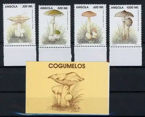 Angola 945-948, M-Heft postfrisch Pilze #JO665