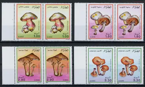 Algerien Paare 1010-1013 postfrisch Pilze #JO673