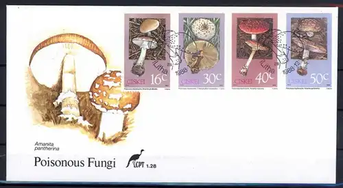 Ciskei 145-148 Pilze Ersttagesbrief/FDC #JO797