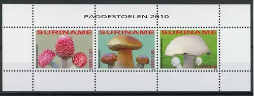 Surinam KB mit 2371-2373 postfrisch Pilze #1H254