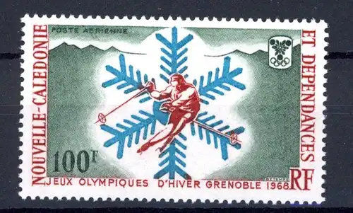 Neukaledonien 447 postfrisch Olympia 1968 Grenoble #JR871