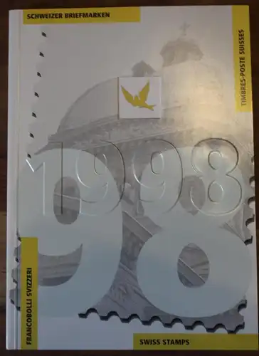 Schweiz Jahrbuch 1998 postfrisch komplett mit allen Marken Frankatur #TH484