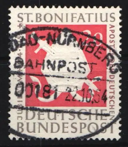 BRD Bund 199 gestempelt Vollstempel Zug Lindau - Nürnberg #JQ013