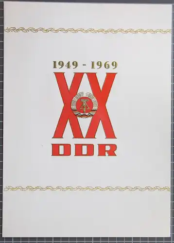 DDR 1495-1506 u.a. auf Brief Erstagsblatt 1949-1969 #JQ149