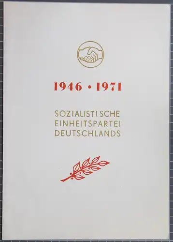 DDR 1667 auf Brief Erstagsblatt Sozialistische Einheitspartei #JQ150