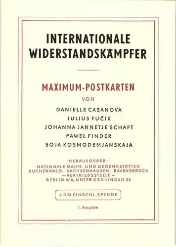 DDR 881-885 auf Ausstellungskarte Maximumkarte, orginal Folder #JQ198