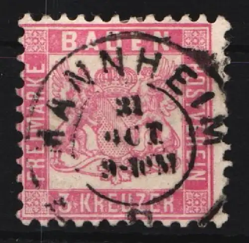Baden 18 gestempelt #JQ244