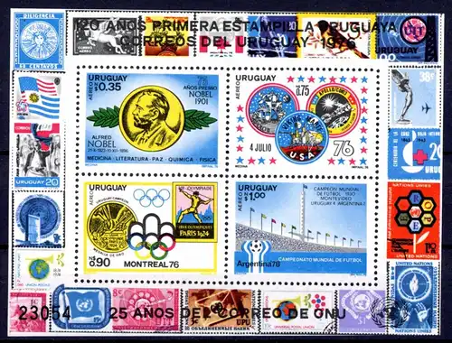 Uruguay Block 32 postfrisch Fußball WM 1978 #JR984