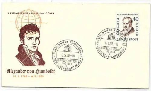 Berlin 171 als Ersttagsbrief Sonderstempel Berlin NW 40 #JP752