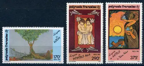 franz. Polynesien 568-570 postfrisch Legenden #JS142