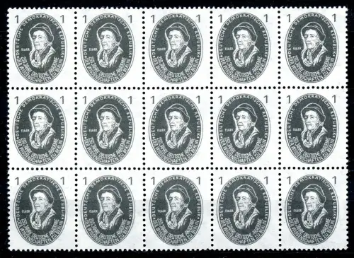 DDR 15er Bogenteile 261 postfrisch #JS174