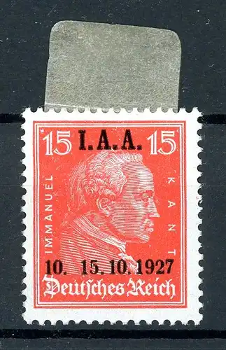 Deutsches Reich 408 I mit Falz Plattenfehler #JS526