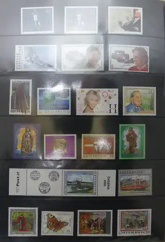 Österreich Jahresmappe 2005 postfrisch #JS201