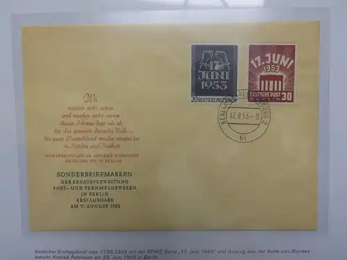 Themensammlung Kampf um Freiheit im Deutsche Post Vordruck #LY071