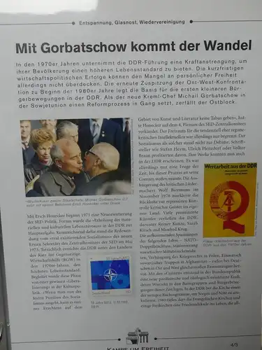 Themensammlung Kampf um Freiheit im Deutsche Post Vordruck #LY071