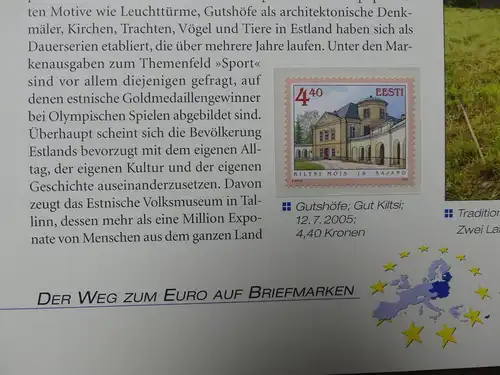 Themensammlung Der Weg zum Euro im Deutsche Post Vordruck #LY085