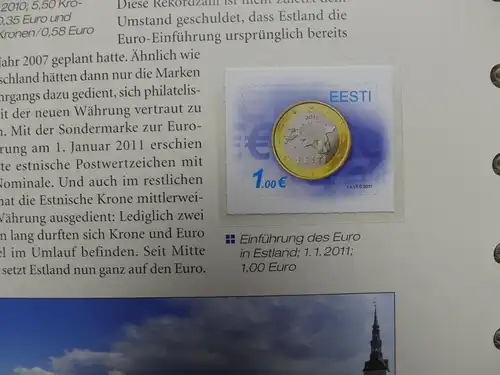 Themensammlung Der Weg zum Euro im Deutsche Post Vordruck #LY085