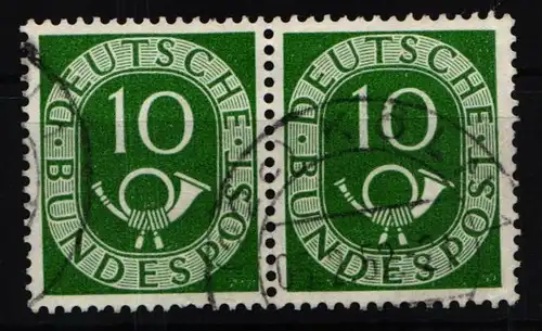 BRD Bund 128/128 gestempelt waagerechtes Paar #JR203