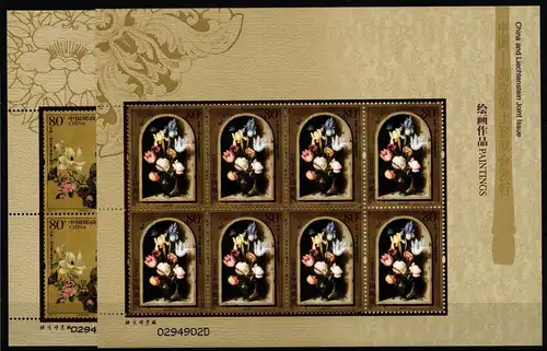 China Volksrepublik 3628-3629 postfrisch als Kleinbogensatz #JQ625