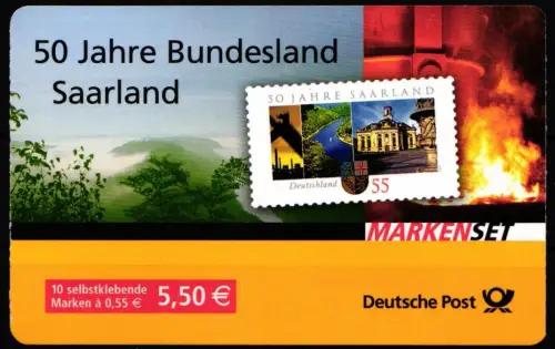 BRD Bund MH 67 gestempelt Markenheftchen #JM802