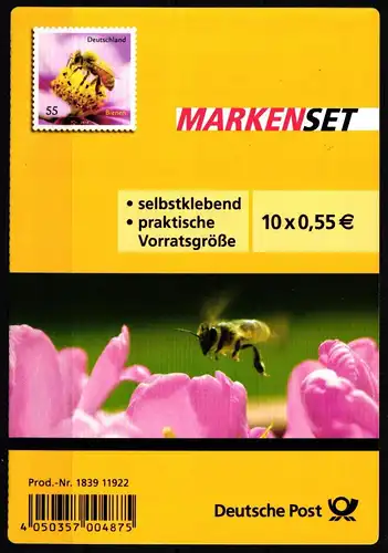 BRD Bund MH 89 gestempelt Markenheftchen #JM806